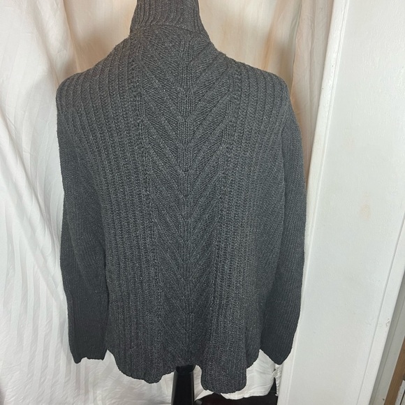 Lane Bryant Charcoal Cowl Neck Sweater - Picture 6 of 7
